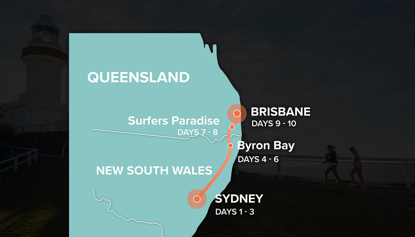 Byron Bay Highlights Tour from Brisbane